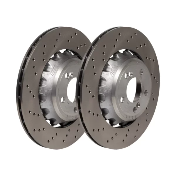 Genuine BMW OEM Rear Steel Brake Discs (2 Pcs) M2 F87 M3 F80 M4 F82 F83